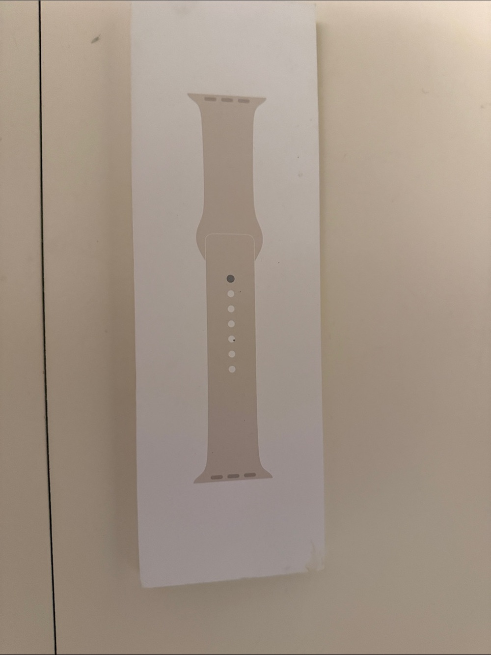 Apple Silicone Sport Watch Band - Beige NEVER OPENED